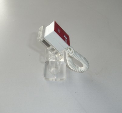 供应手机水晶防盗架手机透明防盗展示架手机磁性透明陈列架